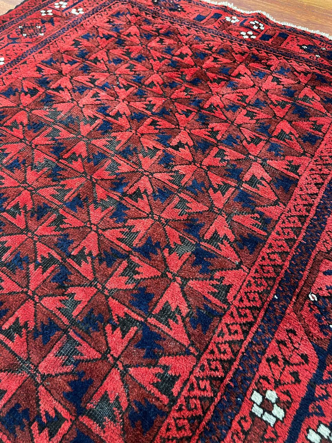 Balsca Baluch Tribal Handmade Rug detail 2