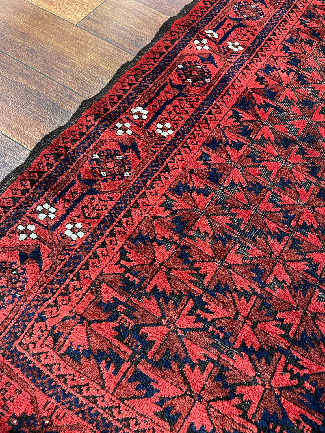 Balsca Baluch Tribal Handmade Rug detail 3
