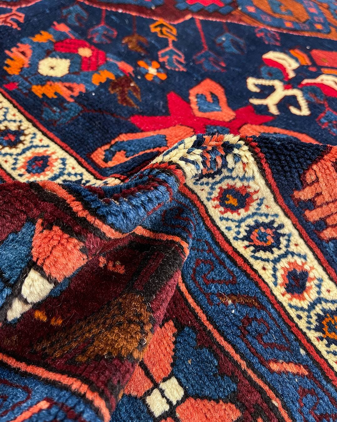 Zeyra Caucasian Handmade Rug detail 4